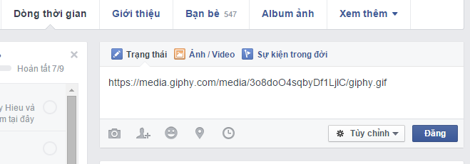 Cách đăng ảnh gif ảnh động lên facebook: đơn giản, nhanh chóng