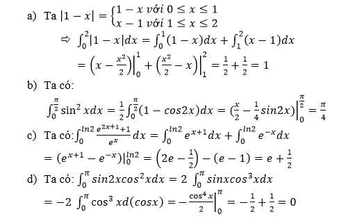 Hướng dẫn giải câu 2 bài Tích phân