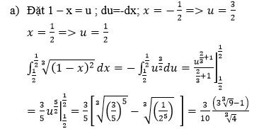 Hướng dẫn giải câu 1 bài Tích phân