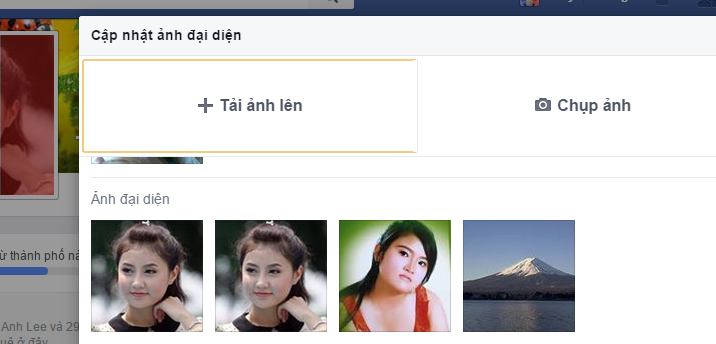Cách quay lại, đổi lại ảnh đại diện cũ trong Facebook.