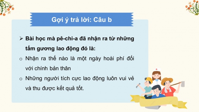 Soạn giáo án điện tử đạo đức 4 cánh diều Bài 6: Em tích cực tham gia lao động