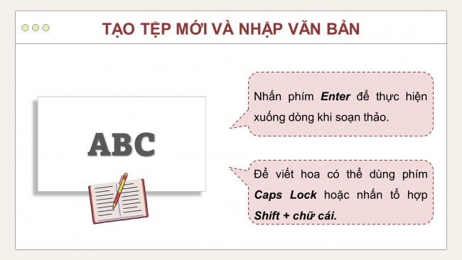 Soạn giáo án điện tử tin học 4 cánh diều Chủ đề E2 Bài 1: Làm quen với phần mềm soạn thảo văn bản