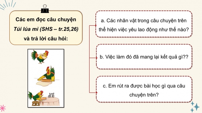 Soạn giáo án điện tử đạo đức 4 cánh diều Bài 5: Em yêu lao động