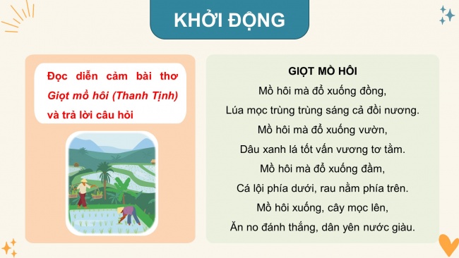 Soạn giáo án điện tử đạo đức 4 cánh diều Bài 5: Em yêu lao động