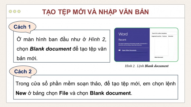 Soạn giáo án điện tử tin học 4 cánh diều Chủ đề E2 Bài 1: Làm quen với phần mềm soạn thảo văn bản