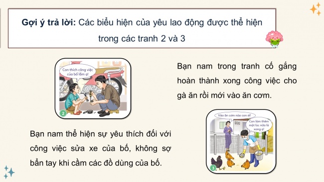 Soạn giáo án điện tử đạo đức 4 cánh diều Bài 5: Em yêu lao động