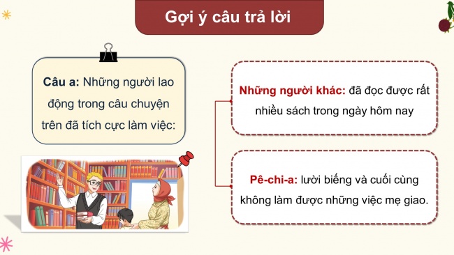 Soạn giáo án điện tử đạo đức 4 cánh diều Bài 6: Em tích cực tham gia lao động