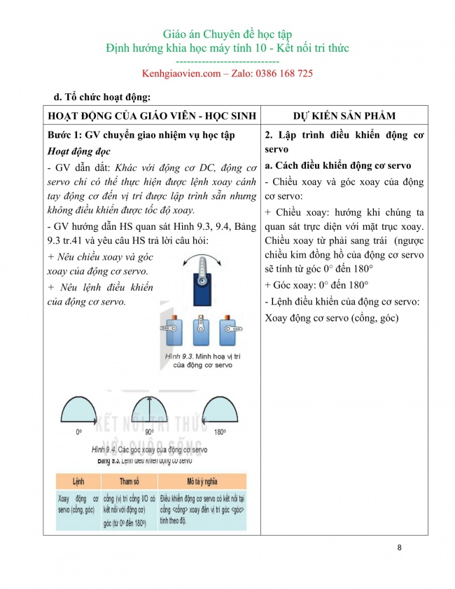 Giáo án word chuyên đề hướng khoa học máy tính 10 kết nối tri thức cả năm