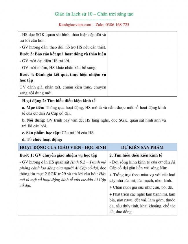 Tải GA word lịch sử 10 chân trời sáng tạo