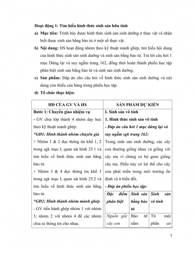 Giáo án sinh học 11 mới năm 2023 kết nối tri thức