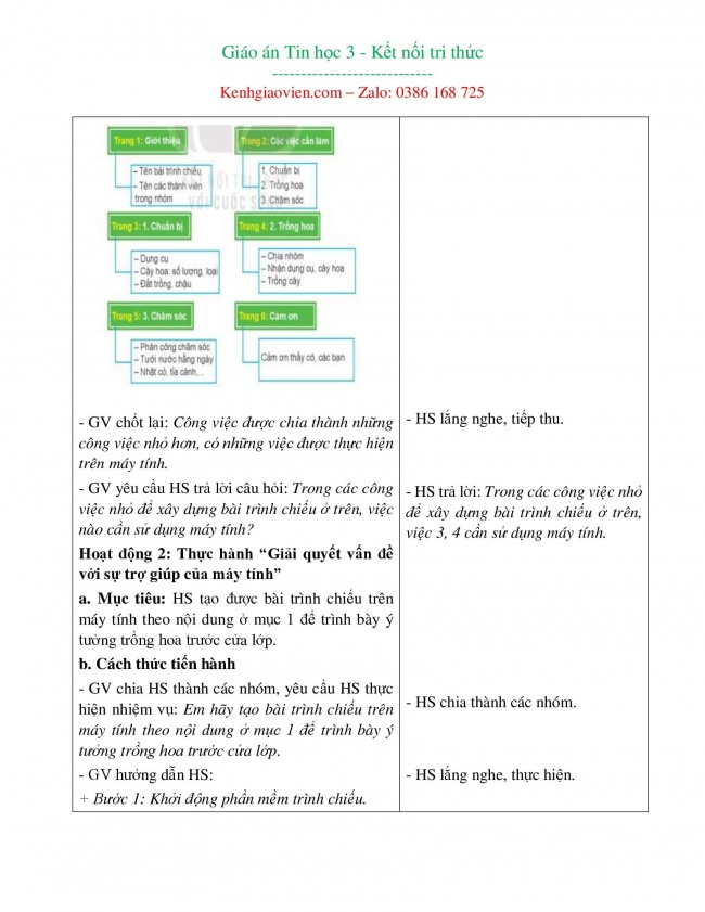 Tải GA word tin học 3 kết nối tri thức