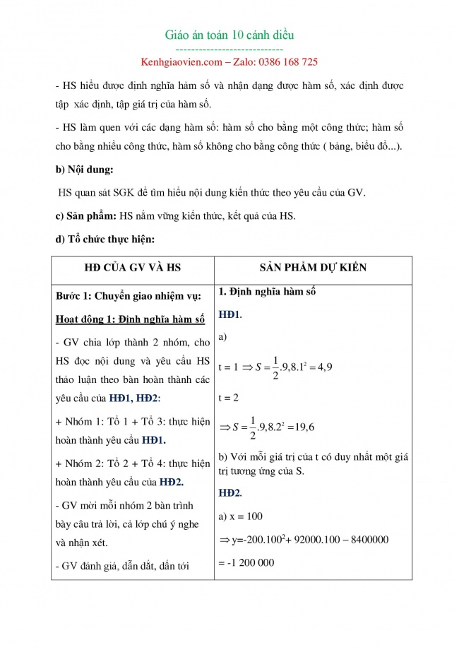 Tải GA word toán 10 cánh diều