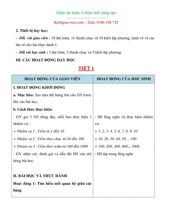 Tải GA word toán 3 chân trời sáng tạo