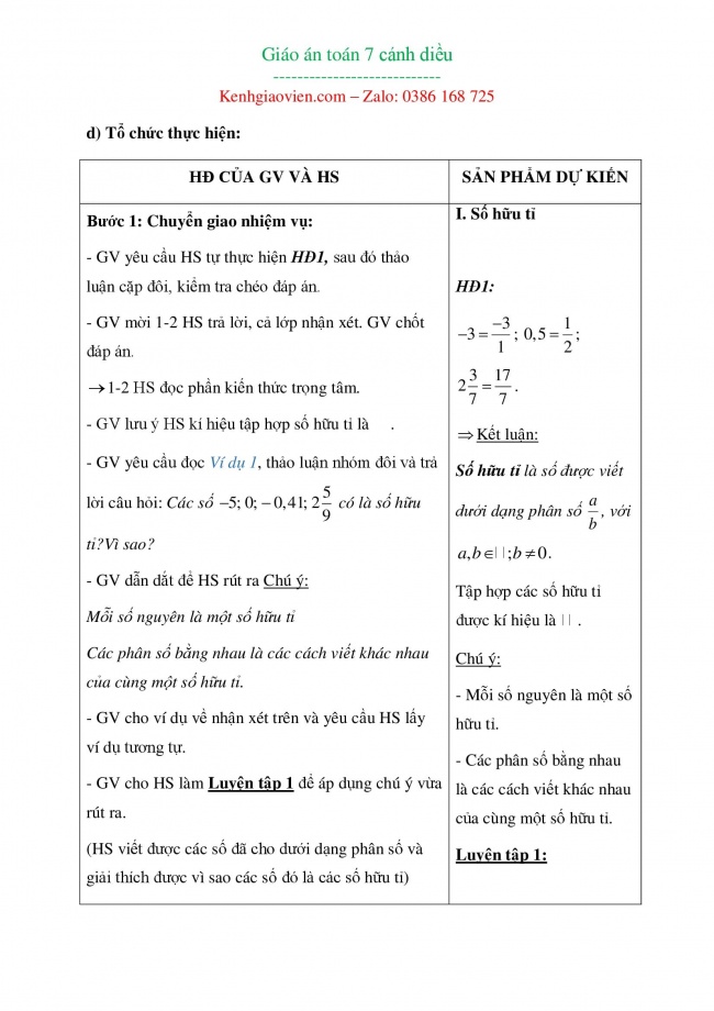 Tải GA word toán 7 cánh diều