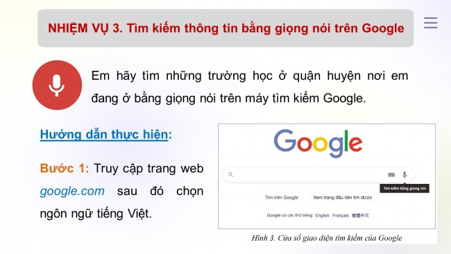 Soạn giáo án điện tử Tin học ứng dụng 11 Cánh diều Chủ đề C Bài 2: Thực hành một số tính năng hữu ích của máy tìm kiếm