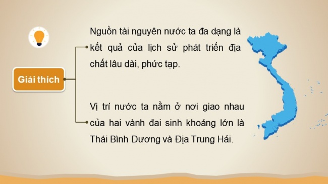 Soạn giáo án điện tử Địa lí 8 CD Bài 4: Khoáng sản Việt Nam