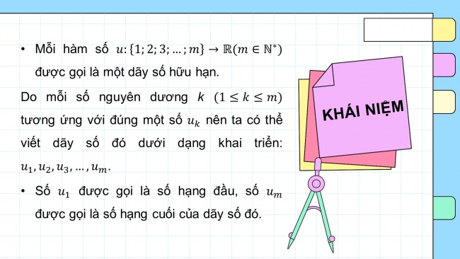 Soạn giáo án điện tử toán 11 Cánh diều Bài 1: Dãy số