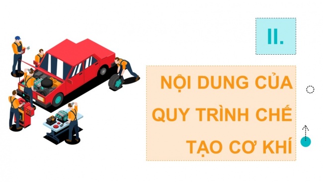 Soạn giáo án điện tử công nghệ cơ khí 11 Cánh diều Bài 2: Quy trình chế tạo cơ khí