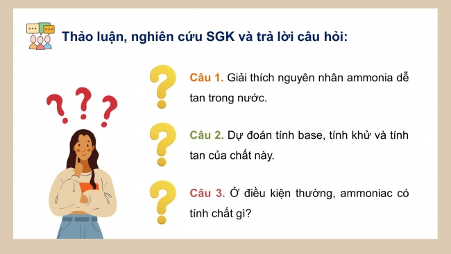 Soạn giáo án điện tử hóa học 11 Cánh diều  Bài 5: Một số hợp chất quan trọng của nitrogen (P1)