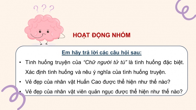 Soạn giáo án điện tử ngữ văn 11 Cánh diều Bài 3 Đọc 2: Chữ người tử tù