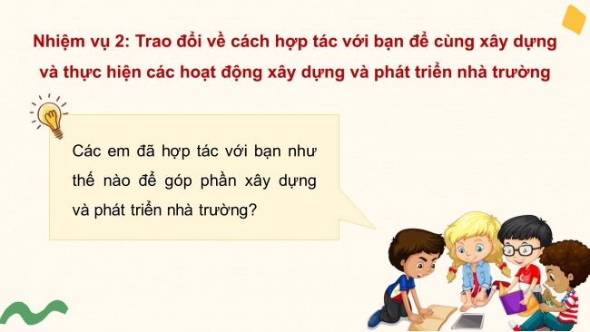 Soạn giáo án điện tử hoạt động trải nghiệm 11 Cánh diều  Chủ đề 1: Xây dựng và phát triển nhà trường (P1)