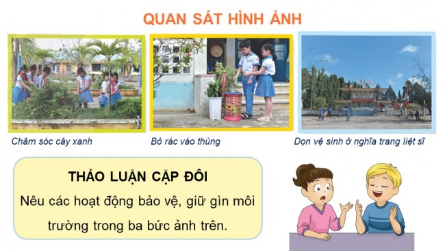 Soạn giáo án điện tử mĩ thuật 4 KNTT Chủ đề 7: Môi trường xanh - sạch - đẹp