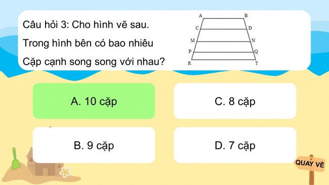 Soạn giáo án điện tử toán 4 CTST Bài 32: Hai đường thẳng song song