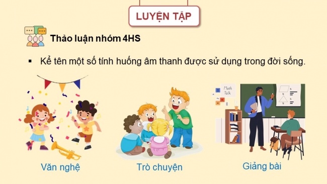 Soạn giáo án điện tử khoa học 4 CTST Bài 11: Âm thanh trong đời sống