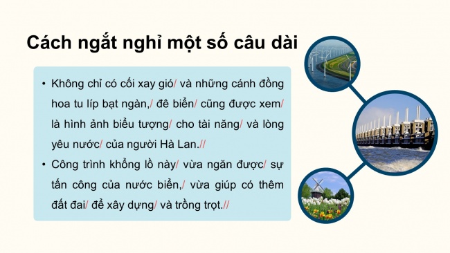 Soạn giáo án điện tử tiếng việt 4 CTST CĐ 3 Bài 6 Đọc: Kì quan đê biển