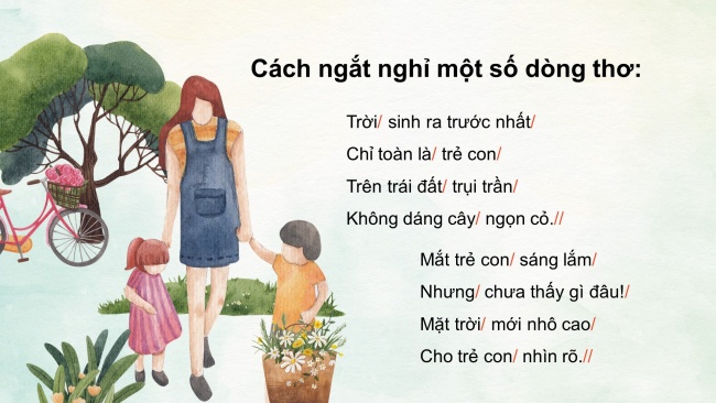 Soạn giáo án điện tử tiếng việt 4 CTST  CĐ 3 Bài 7 Đọc: Chuyện cổ tích về loài người