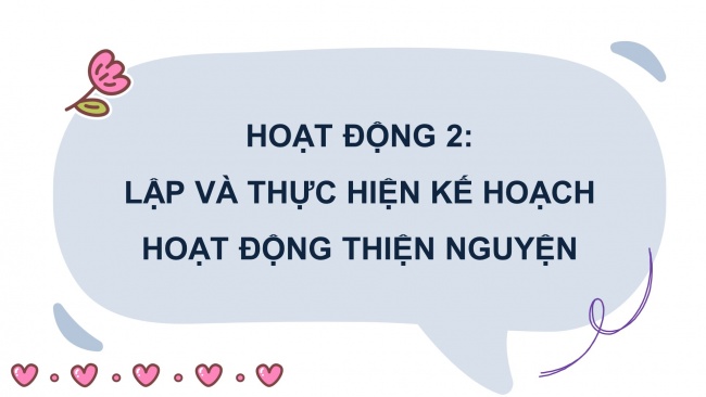 Soạn giáo án điện tử HĐTN 8 CD Chủ đề 5 - HĐGDTCĐ: Hành trình nhân ái