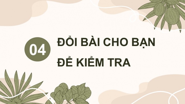 Soạn giáo án điện tử Tiếng Việt 4 CD Bài 7 Viết 1: Trả bài tả cây cối