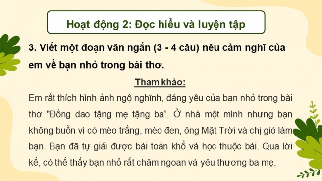 Soạn giáo án điện tử Tiếng Việt 4 CD Bài 10: Ôn tập cuối học kì 1 - Tiết 1, 2, 3