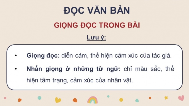 Soạn giáo án điện tử tiếng việt 4 KNTT Bài 17 Đọc Vẽ màu