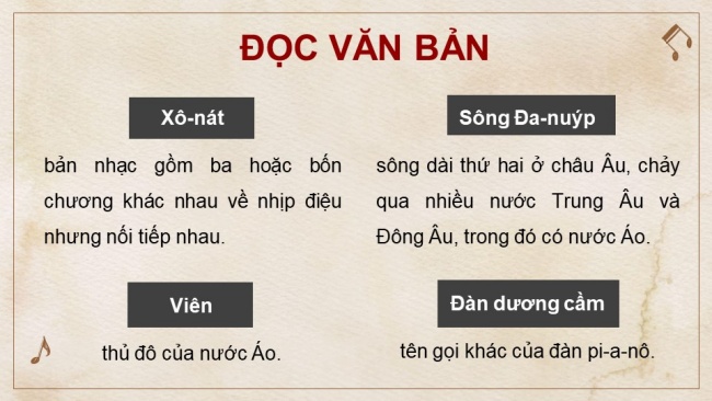 Soạn giáo án điện tử tiếng việt 4 KNTT Bài 23 Đọc : Bét-Tô-Ven và bản Xô- nát ánh trăng