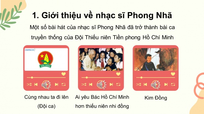 Soạn giáo án điện tử âm nhạc 4 CTST CĐ4 Tiết 3: Ôn tập đọc nhạc. Thường thức âm nhạc