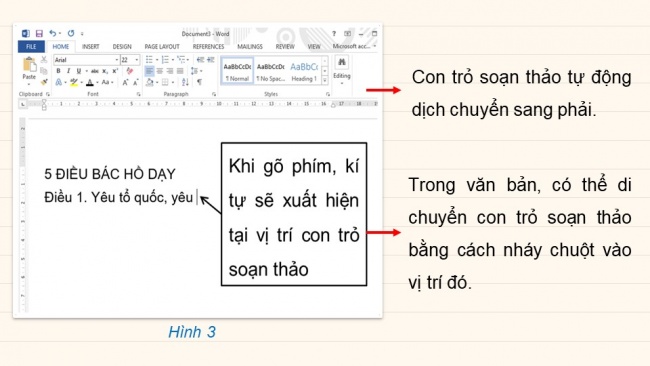 Soạn giáo án điện tử tin học 4 CTST Bài 7: Soạn thảo văn bản tiếng Việt