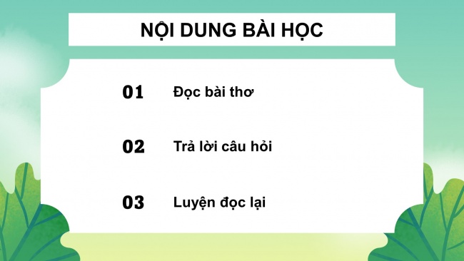 Soạn giáo án điện tử tiếng việt 4 KNTT Bài 9 Đọc: Bầu trời trong quả trứng