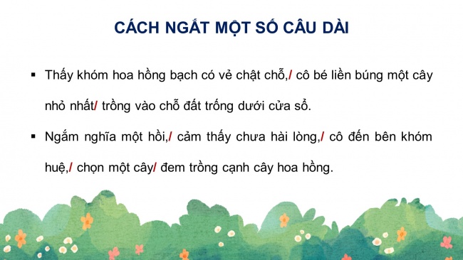 Soạn giáo án điện tử tiếng việt 4 KNTT Bài 10 Đọc: Tiếng nói của cỏ cây