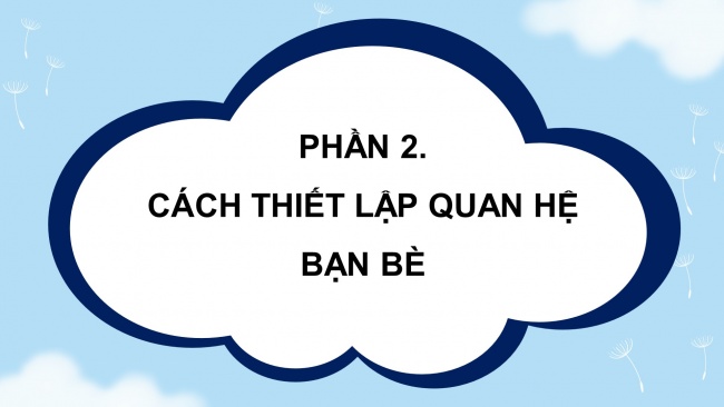 Soạn giáo án điện tử đạo đức 4 KNTT Bài 6: Thiết lập quan hệ bạn bè