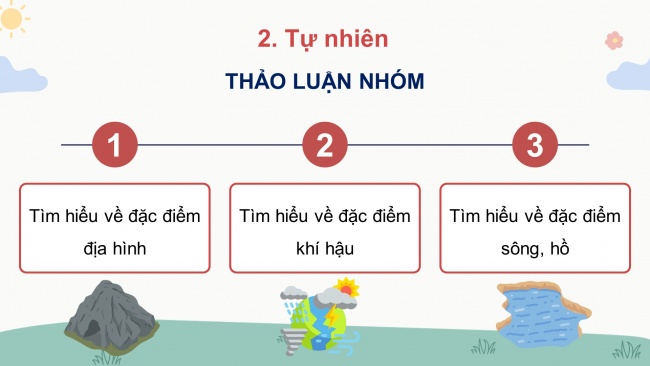 Soạn giáo án điện tử lịch sử và địa lí 4 KNTT bài 2: Thiên nhiên và con người địa phương em