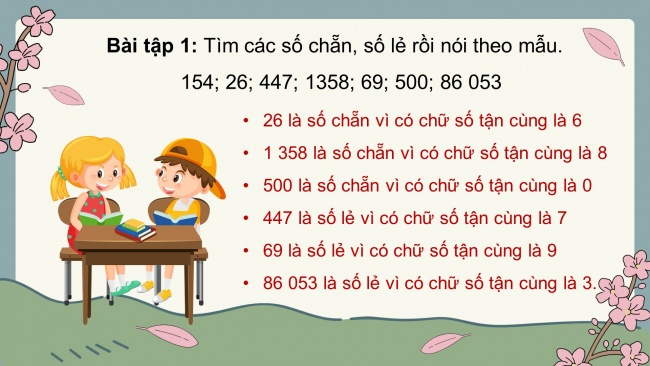 Soạn giáo án điện tử toán 4 CTST Bài 4: Số chẵn, số lẻ