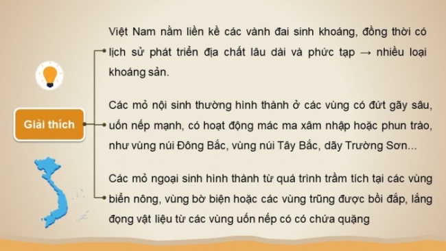 Soạn giáo án điện tử Địa lí 8 KNTT Bài 3: Khoáng sản Việt Nam