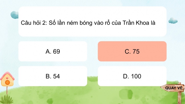 Soạn giáo án điện tử toán 4 CTST Bài 18: Số lần lặp lại của một sự kiện