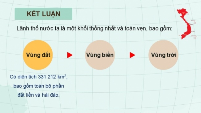 Soạn giáo án điện tử Địa lí 8 CTST Bài 1: Đặc điểm vị trí địa lí và phạm vi lãnh thổ