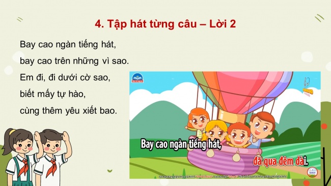 Soạn giáo án điện tử âm nhạc 4 CTST CĐ1 Tiết 2: Hát; Nhạc cụ tiết tấu; Lí thuyết âm nhạc