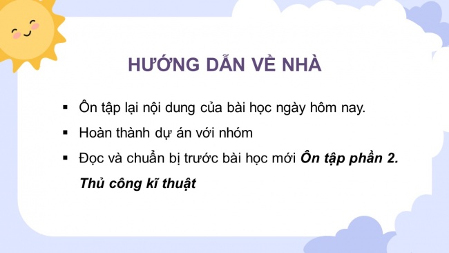 Soạn giáo án điện tử công nghệ 4 CTST Dự án 2: Em làm đèn ông sao