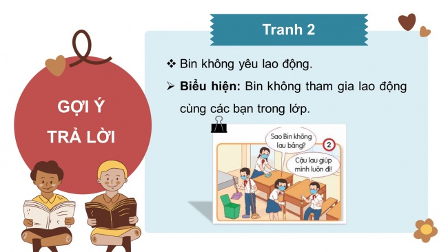 Soạn giáo án điện tử đạo đức 4 CTST bài 4: Em yêu lao động