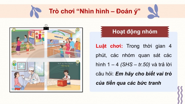 Soạn giáo án điện tử đạo đức 4 CTST bài 10: Em quý trọng đồng tiền