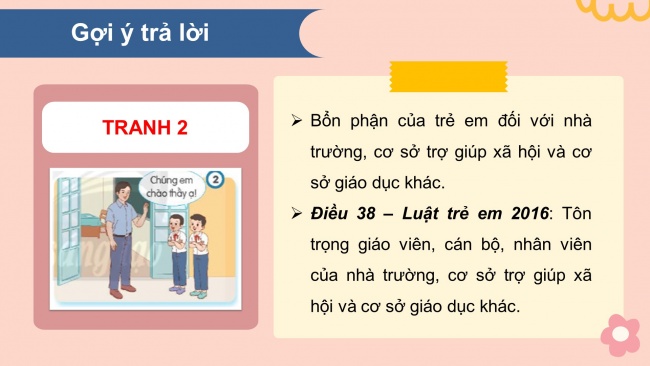 Soạn giáo án điện tử đạo đức 4 CTST bài 12: Bổn phận của trẻ em